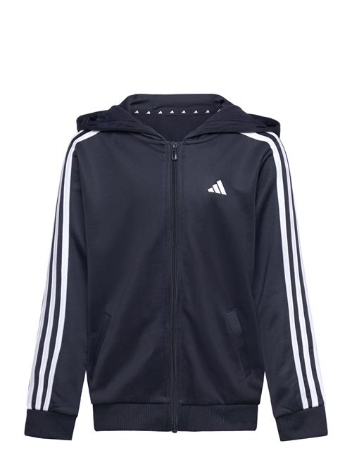 Se adidas Sportswear U Tr-Es 3S Fzhd Adidas Sportswear Navy ved Booztlet