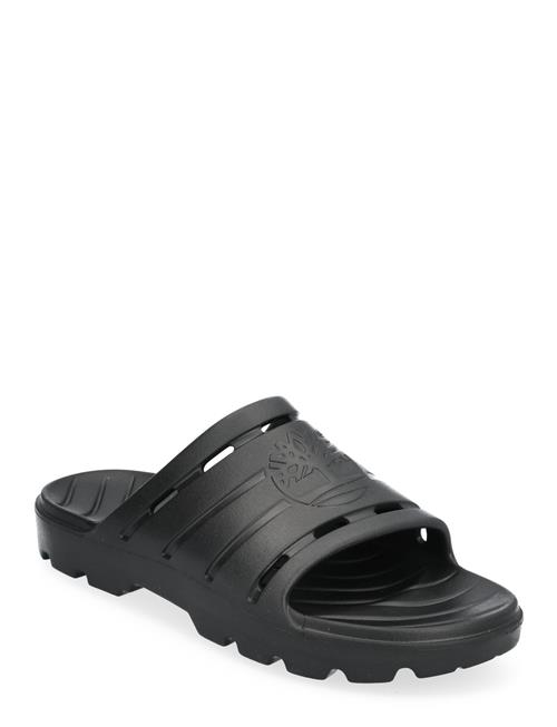 Get Outslide Slide Sandal Jet Black Timberland Black