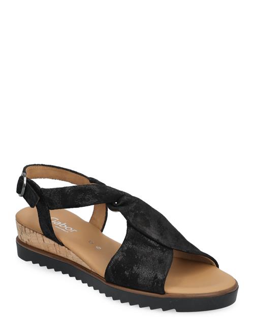 Gabor Wedge Sandal Gabor Black