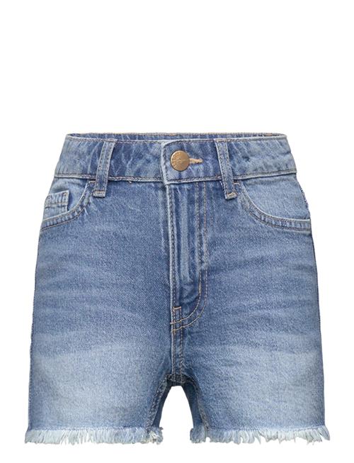 Lindex Shorts Denim High Waist Lindex Blue