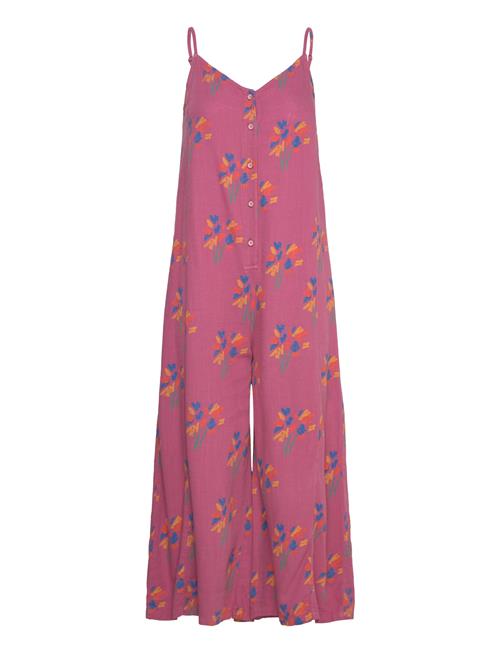 Bobo Choses Fireworks Print Butt D Sleeveless Overall Bobo Choses Pink