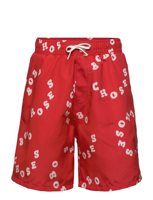 Bobo Choses Bobo Choses Circle All Over Swim Bermuda Shorts Bobo Choses Red