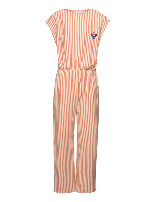 Bobo Choses Vertical Stripes Overall Bobo Choses Orange