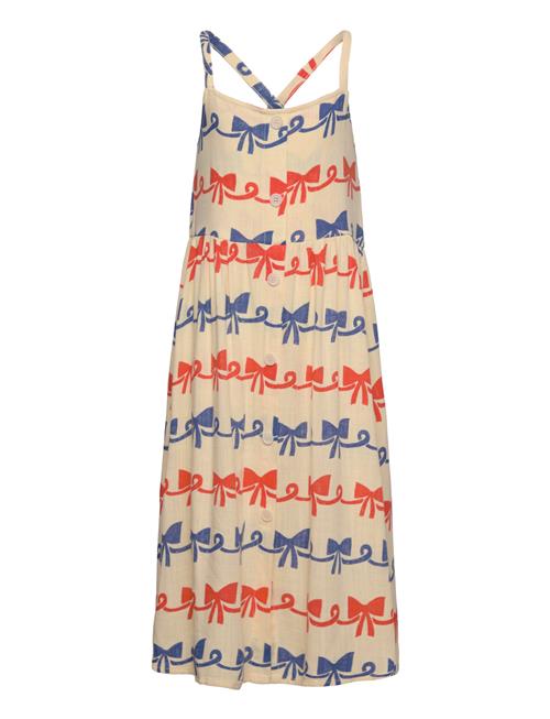 Bobo Choses Ribbon Bow All Over Woven Dress Bobo Choses Patterned