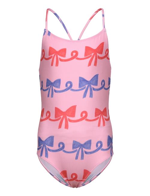 Bobo Choses Ribbon Bow All Over Swimsuit Bobo Choses Pink