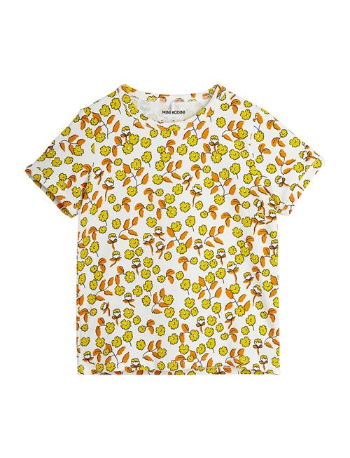 Mini Rodini Flowers Aop Ss Tee Mini Rodini Patterned