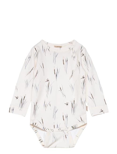 Petit Piao Body L/S Printed Petit Piao White