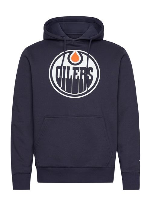 Se Fanatics Edmonton Oilers Primary Logo Graphic Hoodie Fanatics Navy ved Booztlet