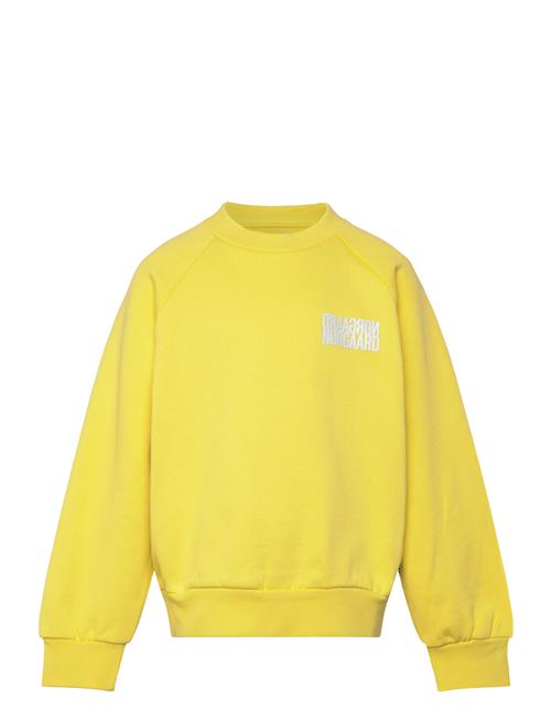 Se Mads Nørgaard Organic Sweat Allisa Sweatshirt Mads Nørgaard Yellow ved Booztlet