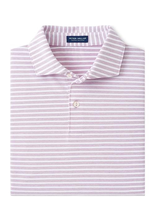 Peter Millar Albatross Cotton Blend Pique Polo - Edwin Spread C Peter Millar Purple