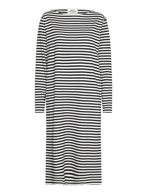 Mads Nørgaard Soft Single Stripe Silas Dress Mads Nørgaard Black