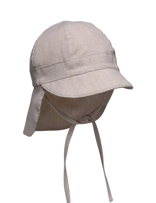 Se Huttelihut Summerhat Striped Huttelihut Beige ved Booztlet