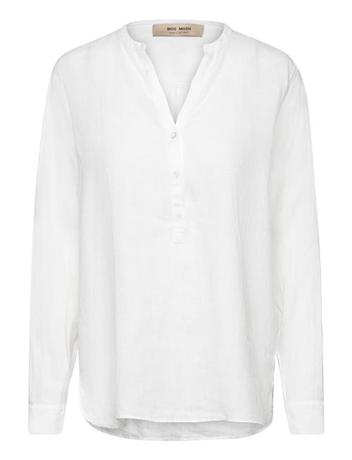 MOS MOSH Mmdanna Linen Blouse MOS MOSH White