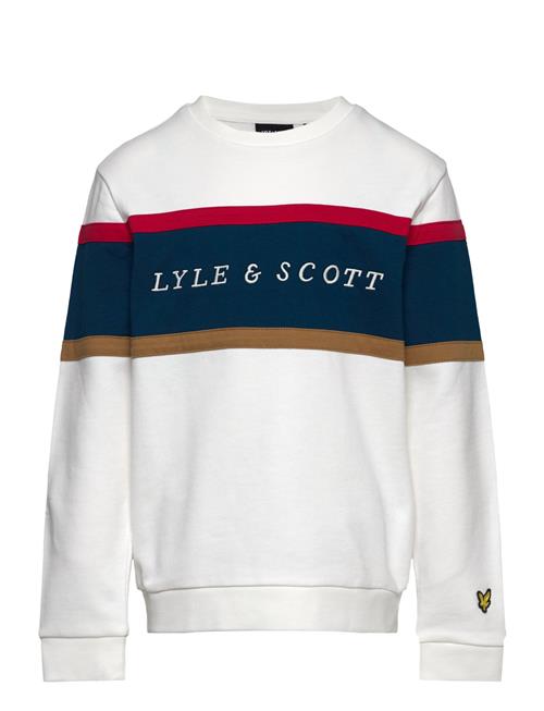 Se Lyle & Scott Volley Stripe Sweatshirt Lyle & Scott Patterned ved Booztlet