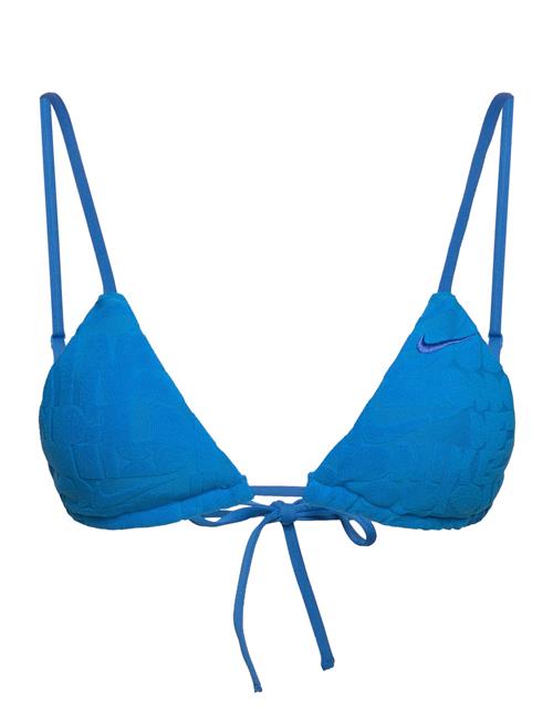 Nike Retro Flow Terry Bikini Top NIKE SWIM Blue