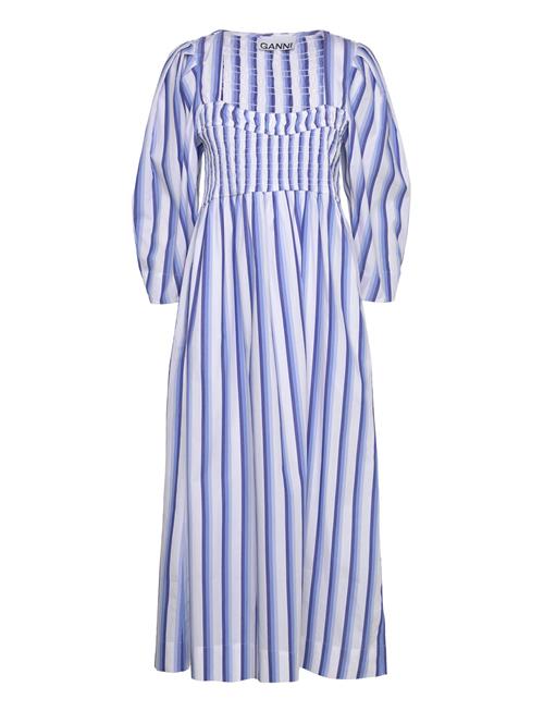 Ganni Stripe Cotton Ganni Blue