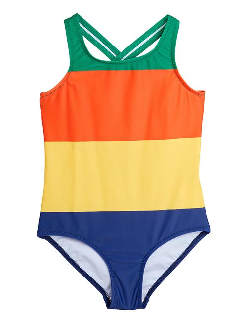 Stripe Aop Swimsuit Mini Rodini Patterned