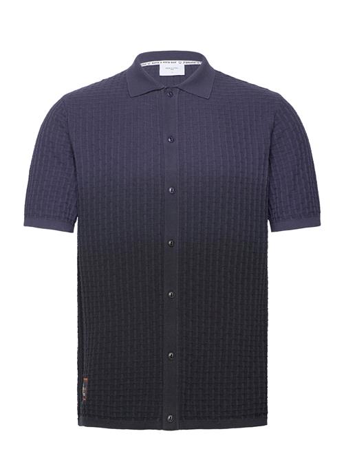 Dip Dab Knitted Shirt Percival Blue