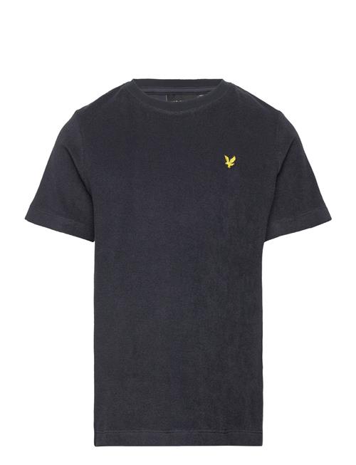 Se Lyle & Scott Towelling T-Shirt Lyle & Scott Navy ved Booztlet