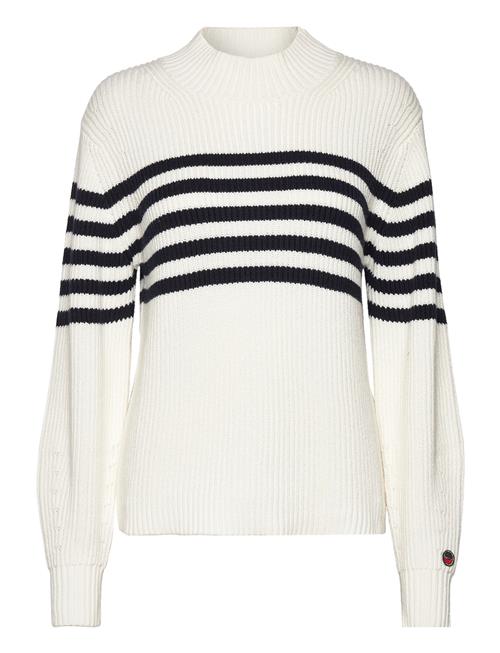 Se BUSNEL Tamara Striped Sweater BUSNEL White ved Booztlet