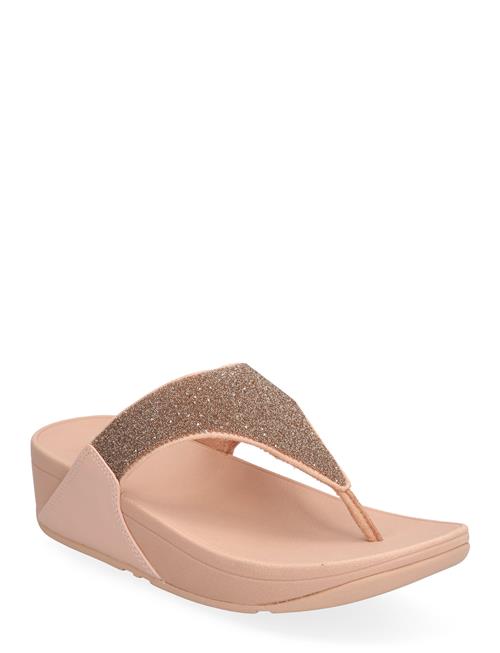 Se FitFlop Lulu Opul Toe-Post Sandals FitFlop Pink ved Booztlet