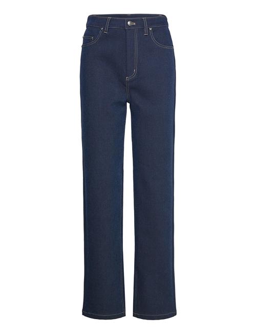 ROTATE Birger Christensen Stretchy Straight Pants ROTATE Birger Christensen Blue