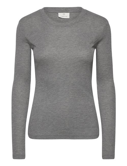 Kaffe Karonia Ls T-Shirt Kaffe Grey