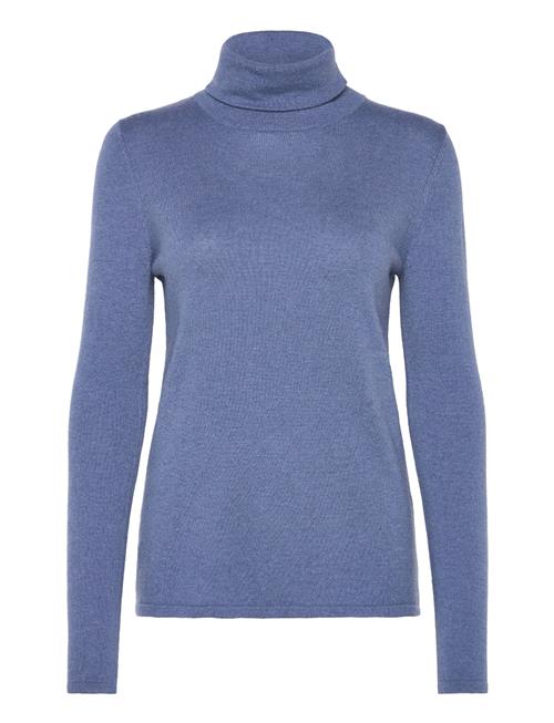 Rmwsofia Wool Ls Roll-Neck Pullover RM By Rosemunde Blue