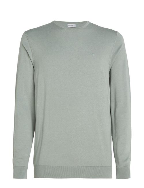 Calvin Klein Cotton Silk Blend Cn Sweater Calvin Klein Grey