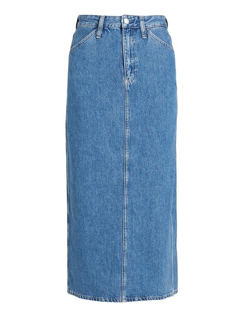 Calvin Klein Jeans Trouser Pocket Maxi Skirt Calvin Klein Jeans Blue