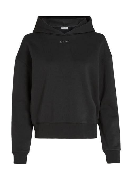 Se Calvin Klein Nano Logo Relaxed Hoodie Calvin Klein Black ved Booztlet