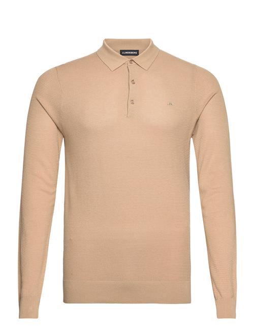 Se J. Lindeberg Rowan Structure Ls Polo J. Lindeberg Beige ved Booztlet