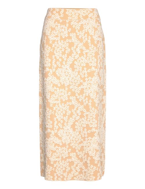 HOLZWEILER Tine Jacquard Knit Skirt HOLZWEILER Beige