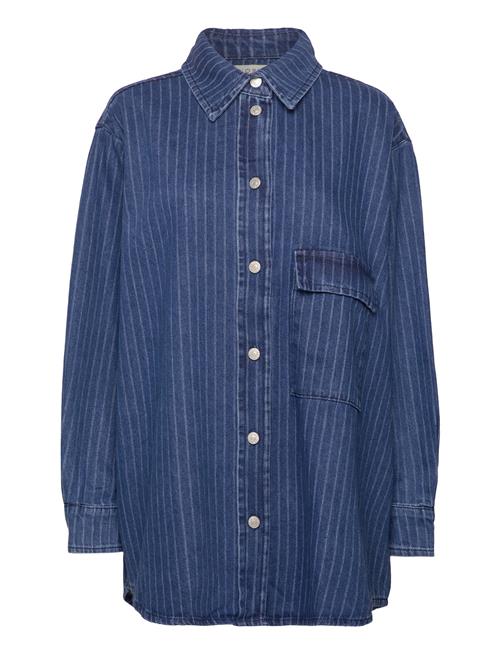 NORR Kenzie Over D Denim Shirt NORR Blue