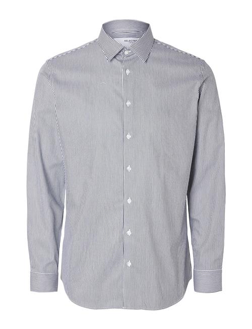 Selected Homme Slhslim-Performance Shirt Ls Noos Selected Homme Blue