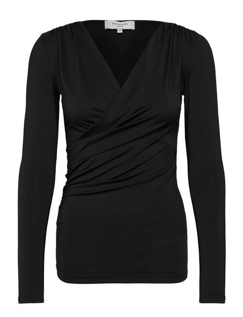 Rosemunde Rwsbillie Ls V-Neck Rosemunde Black