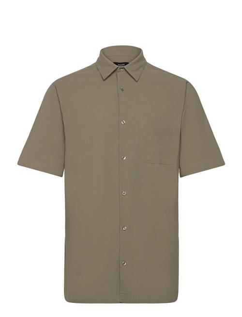 Grida Cotton Victor Shirt Ss Mads Nørgaard Green