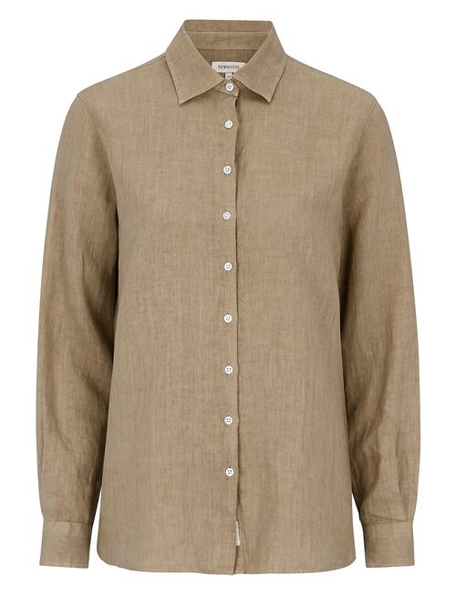 Elsa Linen Shirt Newhouse Brown