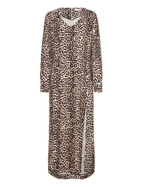 Coster Copenhagen Dress In Leo Print Coster Copenhagen Brown