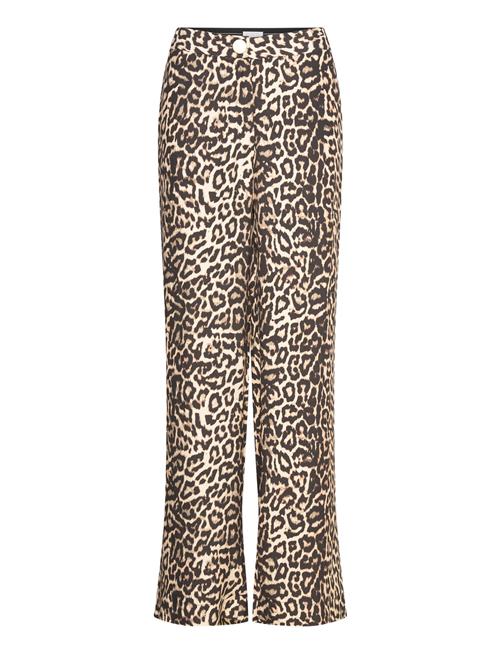 Coster Copenhagen Pants In Leo Print - Petra Fit Coster Copenhagen Brown