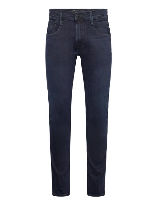 Se Replay Anbass Trousers Slim Hyperflex Eco Plus Replay Blue ved Booztlet