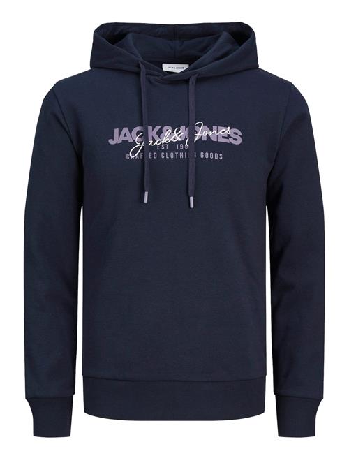 Se Jack & Jones Jjalvis Sweat Hood Jack & J S Navy ved Booztlet