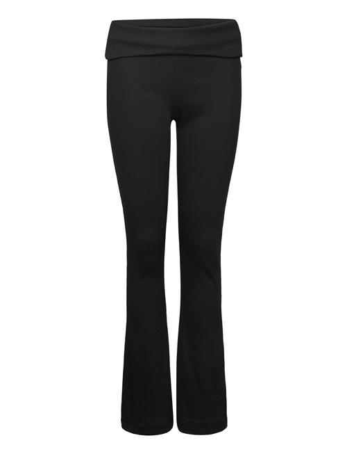 LMTD Nlfkula Bootcut Rib Pant LMTD Black