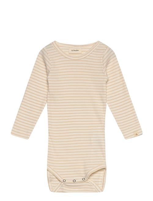 Lil'Atelier Nbflake Ls Slim Body Lil Lil'Atelier Beige