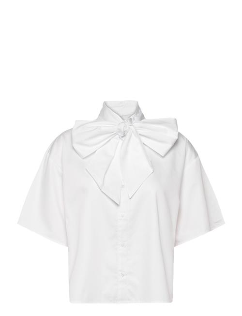 Slfjuno 3/4 Bow Shirt B Selected White