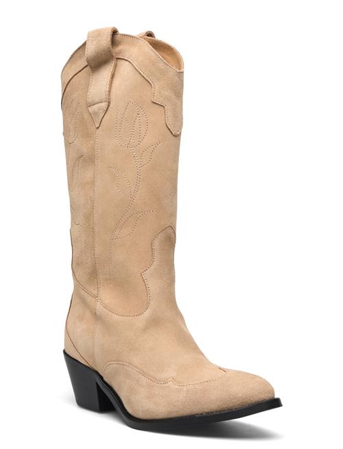 ALOHAS Liberty Suede Beige Leather Boots ALOHAS Beige