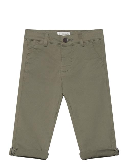 Se Mango Cotton Chinos Mango Khaki ved Booztlet