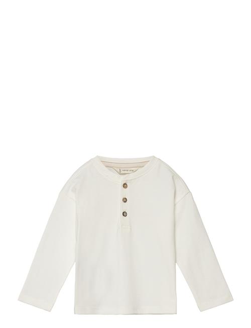 Mango Long Sleeve Cotton T-Shirt Mango White