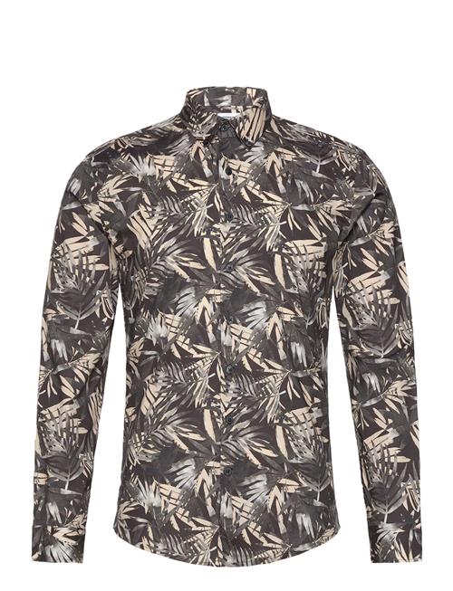 Aop Superflex Shirt L/S Lindbergh Grey