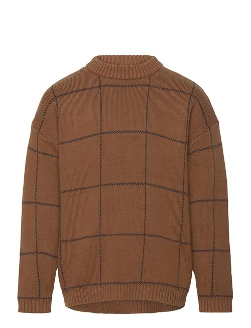 Se The New Tnlennart Jacquard Pullover The New Brown ved Booztlet